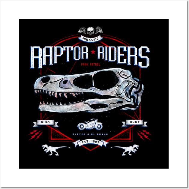 Jurassic Riders Wall Art by barrettbiggers